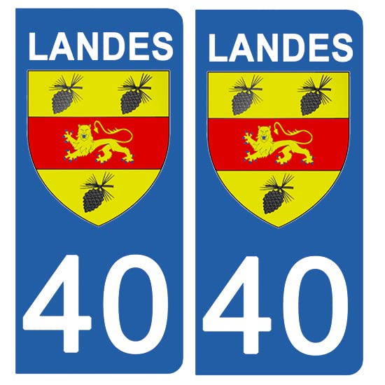 Supstick 2 STICKERS AUTOCOLLANT PLAQUE IMMATRICULATION DEPT 06 Provence- Alpes-Côte D'Azur