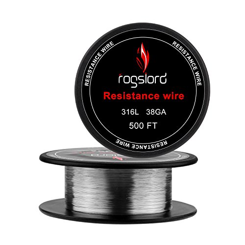 SS316L Wire - 38 AWG Gauge Spools 500 '