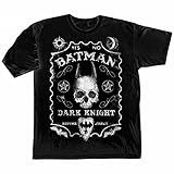  Batman Men\'s Black Jack Daniels Style Tee Shirt - XX-Large