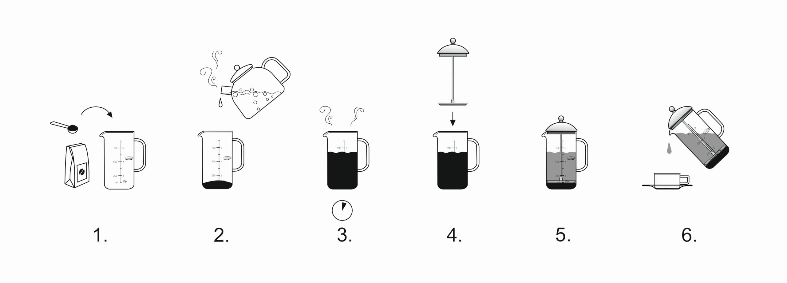 Trendglas Jena - Cafetera de hasta 8 Tazas