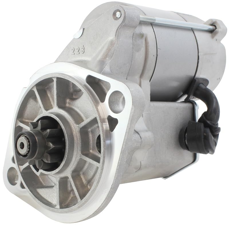 New Premium Grade USA Made! Starter Compatible with Massey Ferguson Ag Tractor MF-1240 MF-1250 MF-1260 Iseki 3-91 Diesel 1992-2002, Challenger MT265 MT275 MT285 MT285H 02 03 04 Replaces 3708282M93