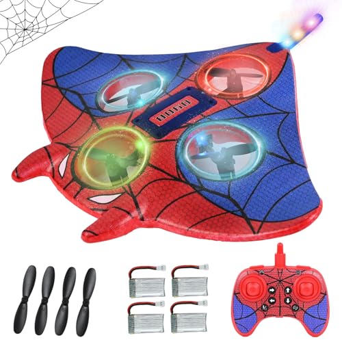 PATEMZON Aereo Telecomandato, 2,4 GHz Aereo Radiocomandato con Luci a LED, RC...