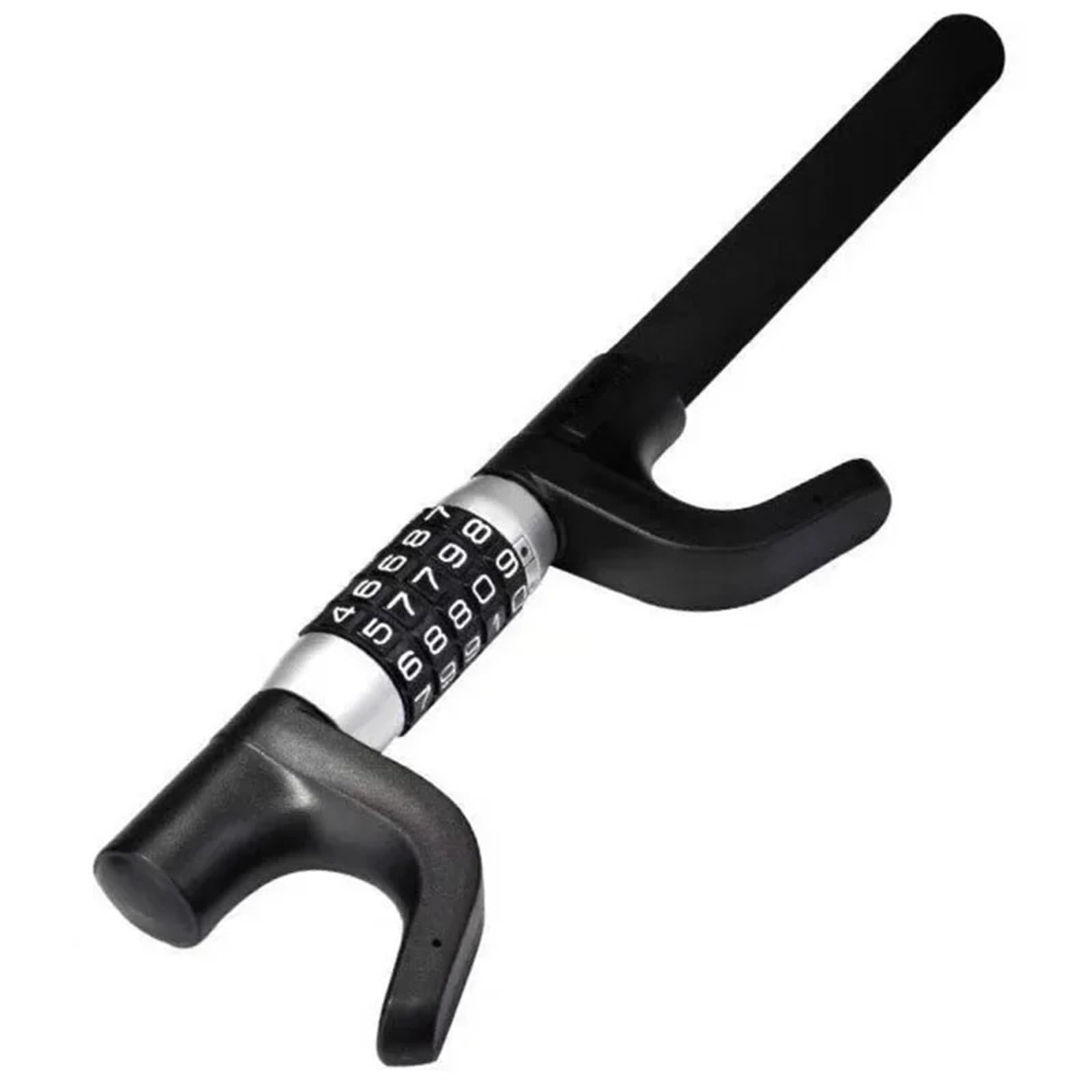 Steering Wheel Lock Car Anti-Theft Combination Lock Alloy Steel High Hardness and Durable Steering Wheel Anti Theft Security Car Anti-Theft Locks(Black)
