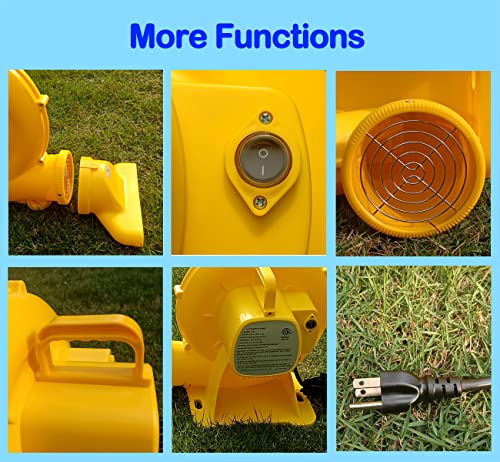 image for Air Blower, Inflatable Bounce House Blower, 520W Air Blower for Inflat