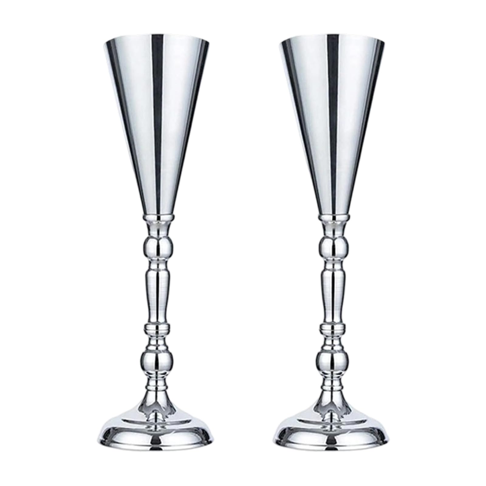 Mekalero Metal Table Vases Table Decorative Centerpieces Artificial Flower Arrangements for Weddings and Interior Styling Home Deck Metal Vases