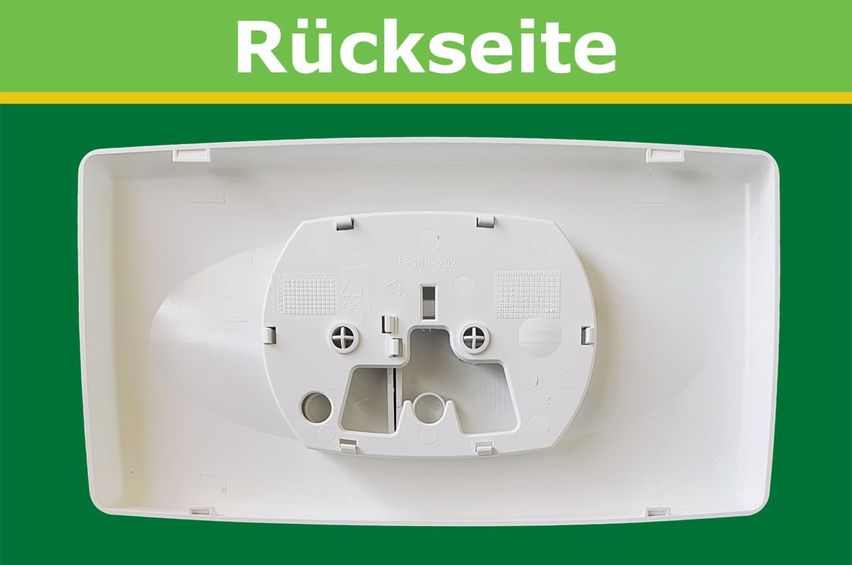 LIV Push Plate for Isosan/Verosan Flush-Mounted Cistern with 2 Quantities (2 Buttons), White - Image 2