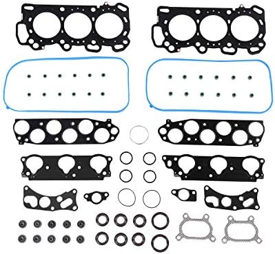 DNJ HGS285 MLS Cylinder Head Set for 2003-2007 / Honda/Accord / 3.0L / SOHC / V6 / 24V / 2977cc, 2997cc / J30A4, J30A5 Gas Engine
