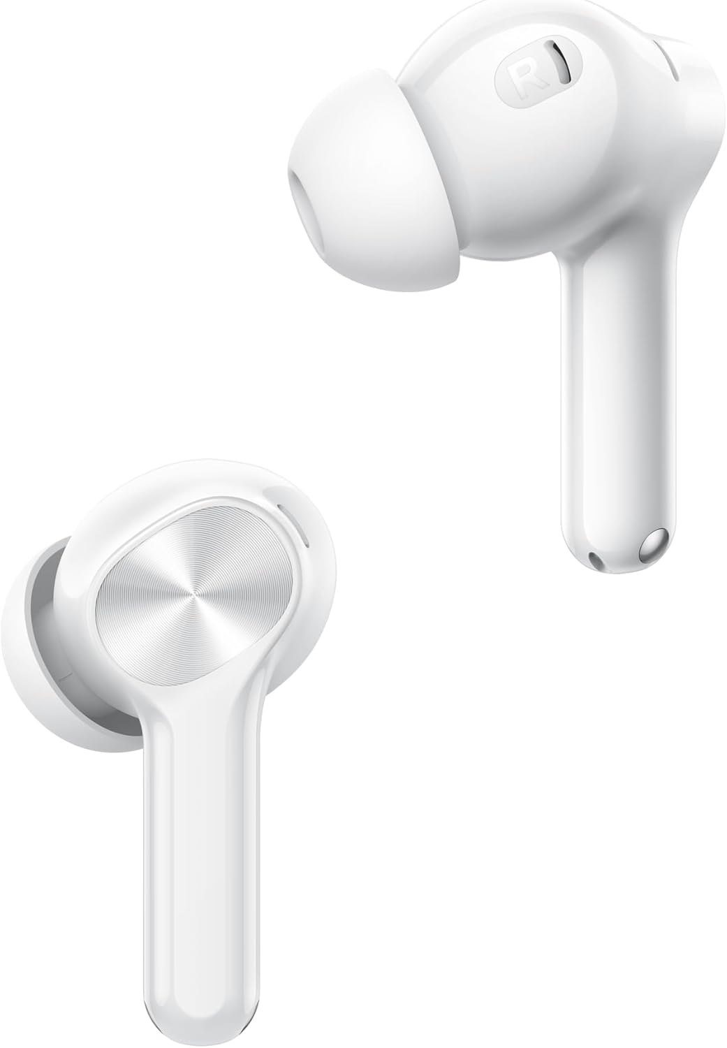 realme Buds T200x True Wireless Earbuds with 12.4mm Dynamic Bass Drivers, 25 dB ANC, Quad Mic, 45ms Latency, Upto 48 Hrs Playback, Fast Charge, IP55 Rated, BT 5.4 - (White)