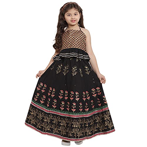Image of Bitiya By Bhama Girl's Cotton Lehenga Choli