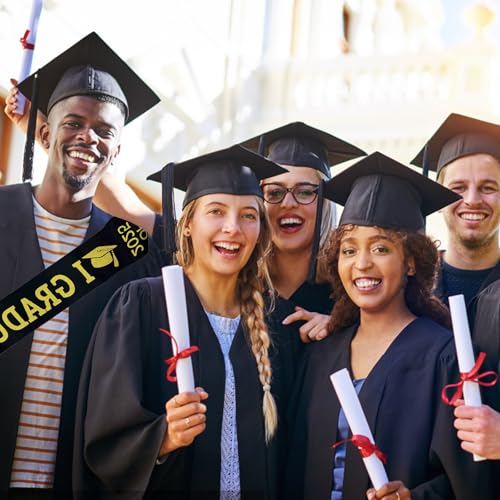 BDBFPAN Graduation Hat Unisex, Verstellbar Abschluss Hut Absolventenhut Abschluss Geschenk Abschlussfeiern An Hochschulen Und Universitäten Einfaches Und Stilvolles Abschlussaccessoire
