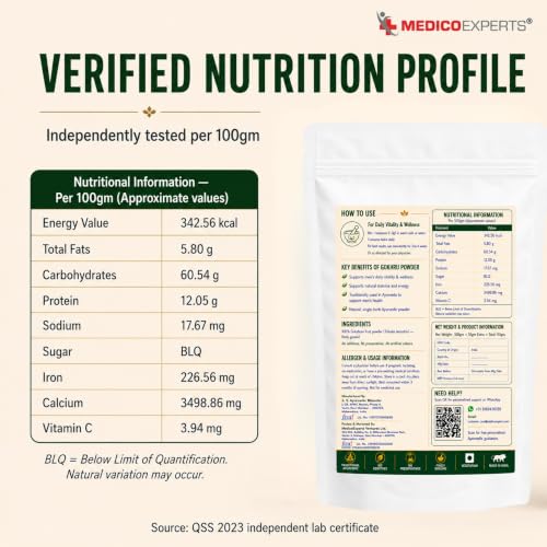 Image of Gokhru Powder 100gm + 10gm Extra for Men's Daily Vitality | Gokshura Powder | Tribulus Terrestris | Lab-Tested for Purity | Non-GMO, FSSAI Licensed