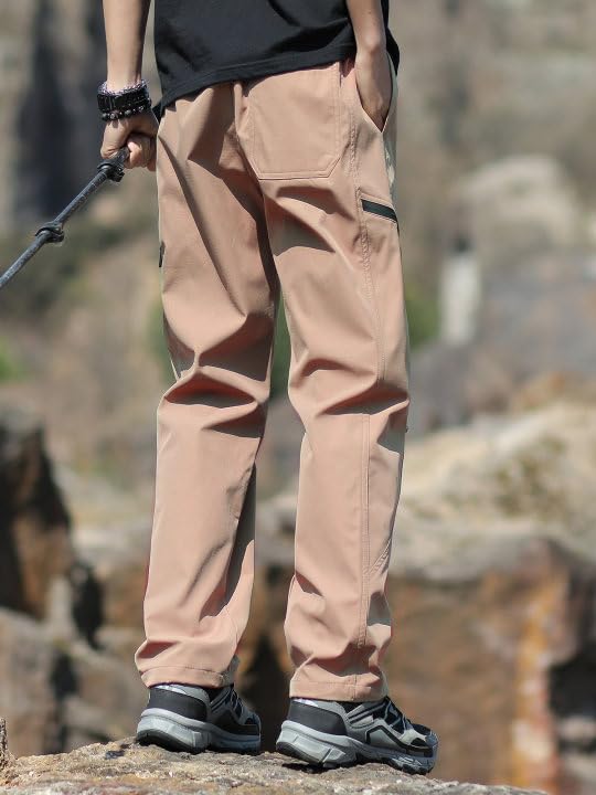 Men's Cargo Pants Drawstring Quick Dry Lightweight Hiking Running Outdoor Sports Pants3