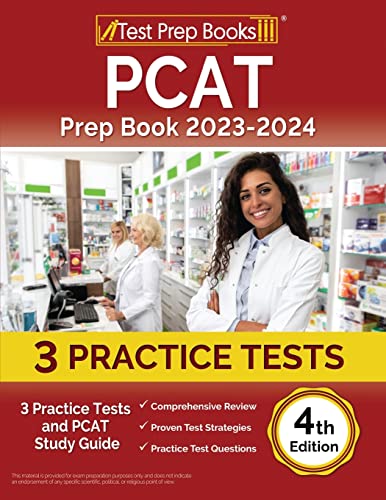 9781637751428 Pcat Prep Book 2023-2024: 3 Practice Tests And Pcat Study Guide [4Th Edition] cover