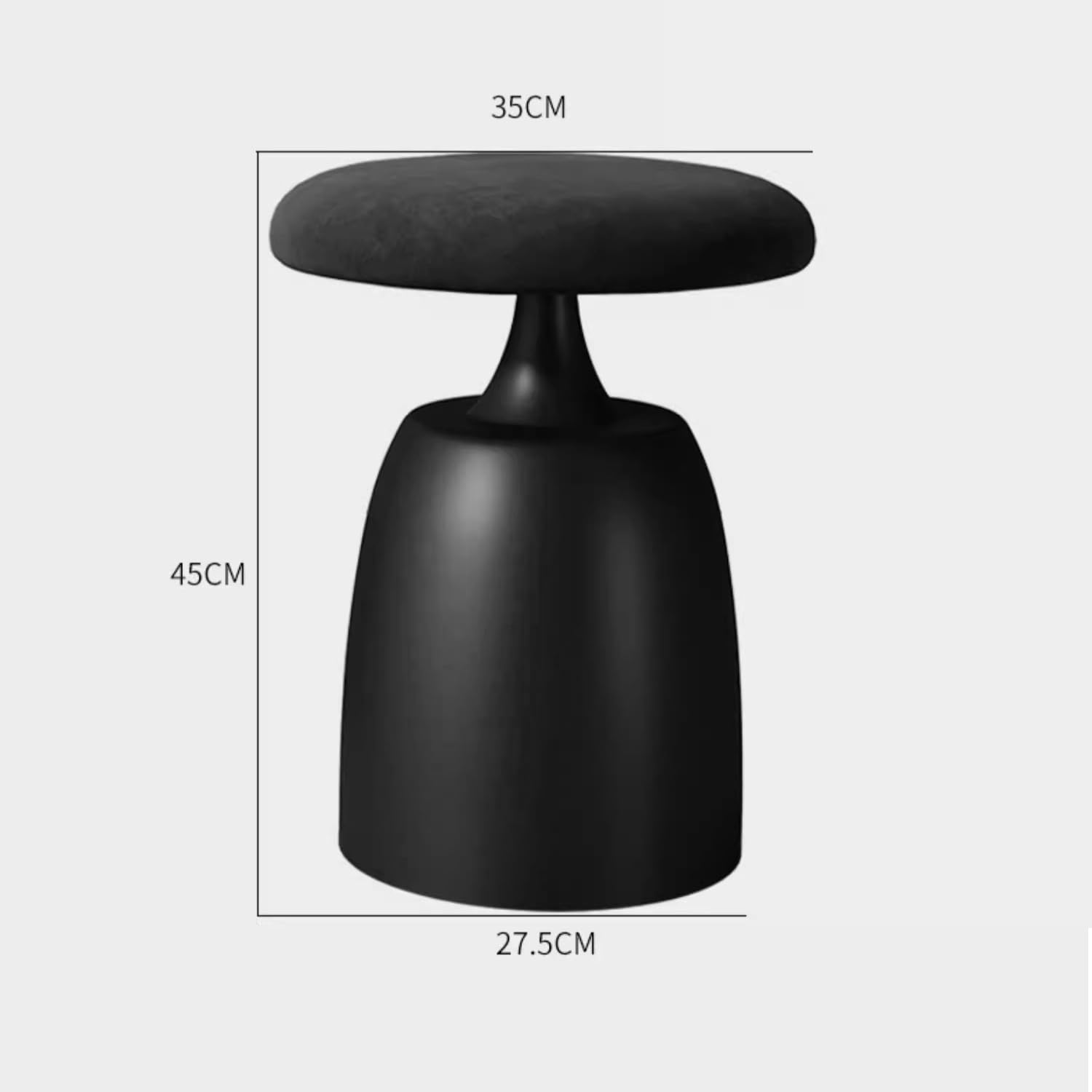 Sgabello da doccia antiscivolo impermeabile, sgabello in plastica resistente per bagno, cucina, soggiorno o camera da letto, uso versatile, 14 x 18 cm