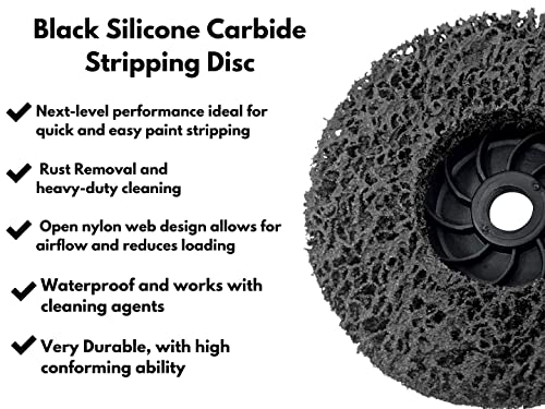 Line10 Tools 5Pc Flap Discs Angle Grinder Variety Pack With 5/8-11 Threaded Arbor For Stripping, Surface Prep, Buffing, And Polishing #TOP1
