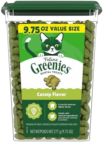 Greenies Cat Treats, Feline Veterinarian-Recommended Adult Natura...