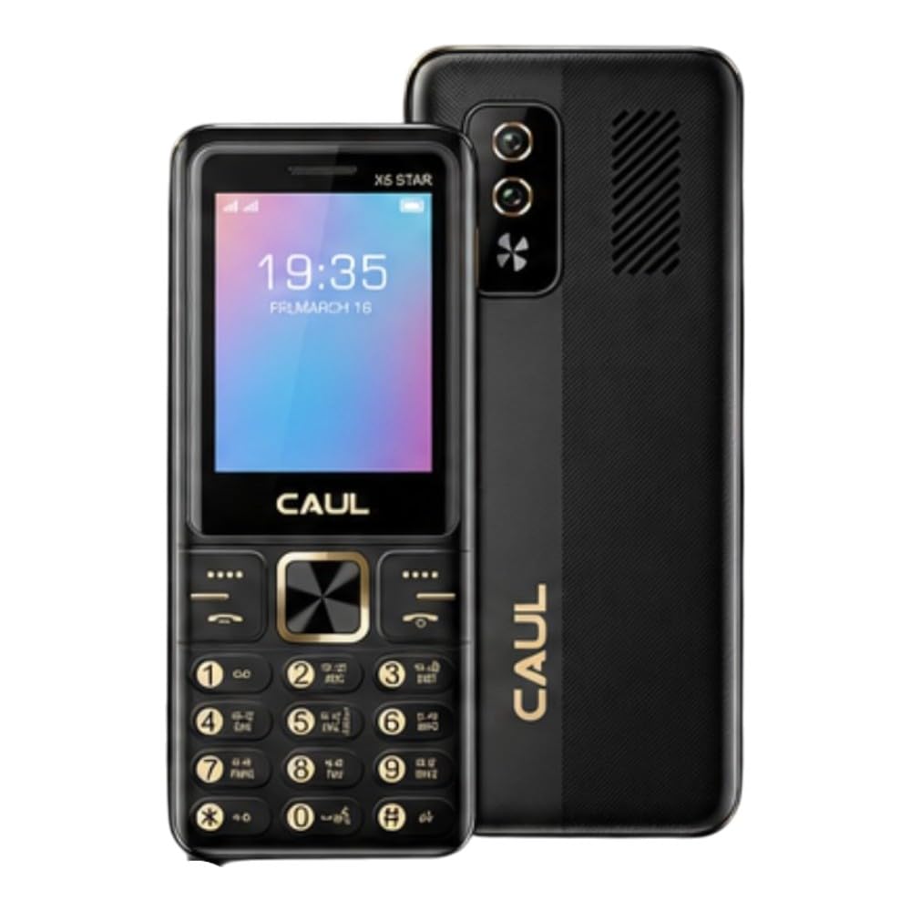 CAUL X6 Star Feature Phone | 2.4-Inch Display, Dual SIM, 1000mAh Battery, 0.3MP Camera, Auto Call Recording-picture-10