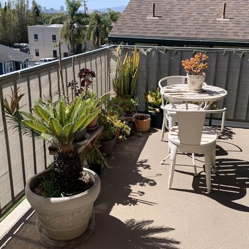 Voile d'ombrage en maille 4x5m pour terrasse et jardin - 5