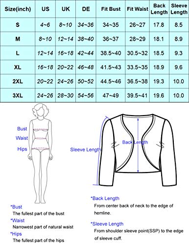Belle Poque BP000215-7_M@#YYSBSL Women'S Shrug Short Sleeve Cardigan thumb #2