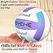 Wisdom Leaves Volleyball,Soft Volleyball Ball for Indoor Outdoor Beach Park Games Play and Training (Official Size 5)