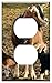 Switch Plate Outlet Cover - Goats Kid Young Goats Domestic Goat Lambs 1