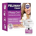 FELIWAY Classic 30 Day Cat Calming Plug In Pheromone Diffuser Starter Kit, 48ml - Helps Solve Common Signs of Stress in Cats & Kittens, Veterinary Recommended, Clinically Proven