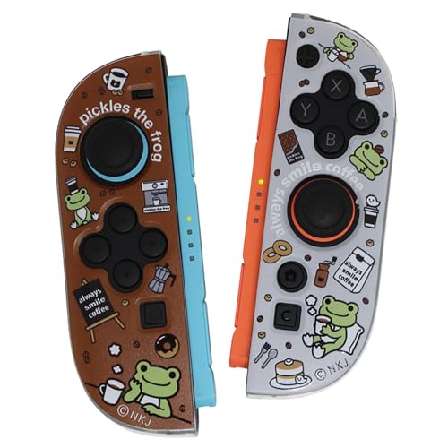 �G�����h eramd ������̃s�N���X Switch2 Joy-Con2��p TPU�\�t�g�O���b�v�J�o�[ �I�[���E�F�C�Y�R�[�q�[ �ȒP��t�� ���킢�� SNS�f��