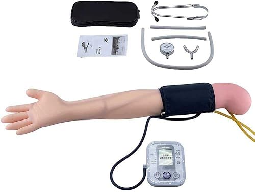 HGYYIO Maniquí de brazo de entrenamiento de presión arterial realista, modelo de brazo de maniquí de brazo de entrenamiento avanzado de presión