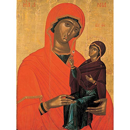 Fine Art PrintsChanter Angelos Akotandos St Anne With The Virgin Unframed Wall Poster Home Decor Premium