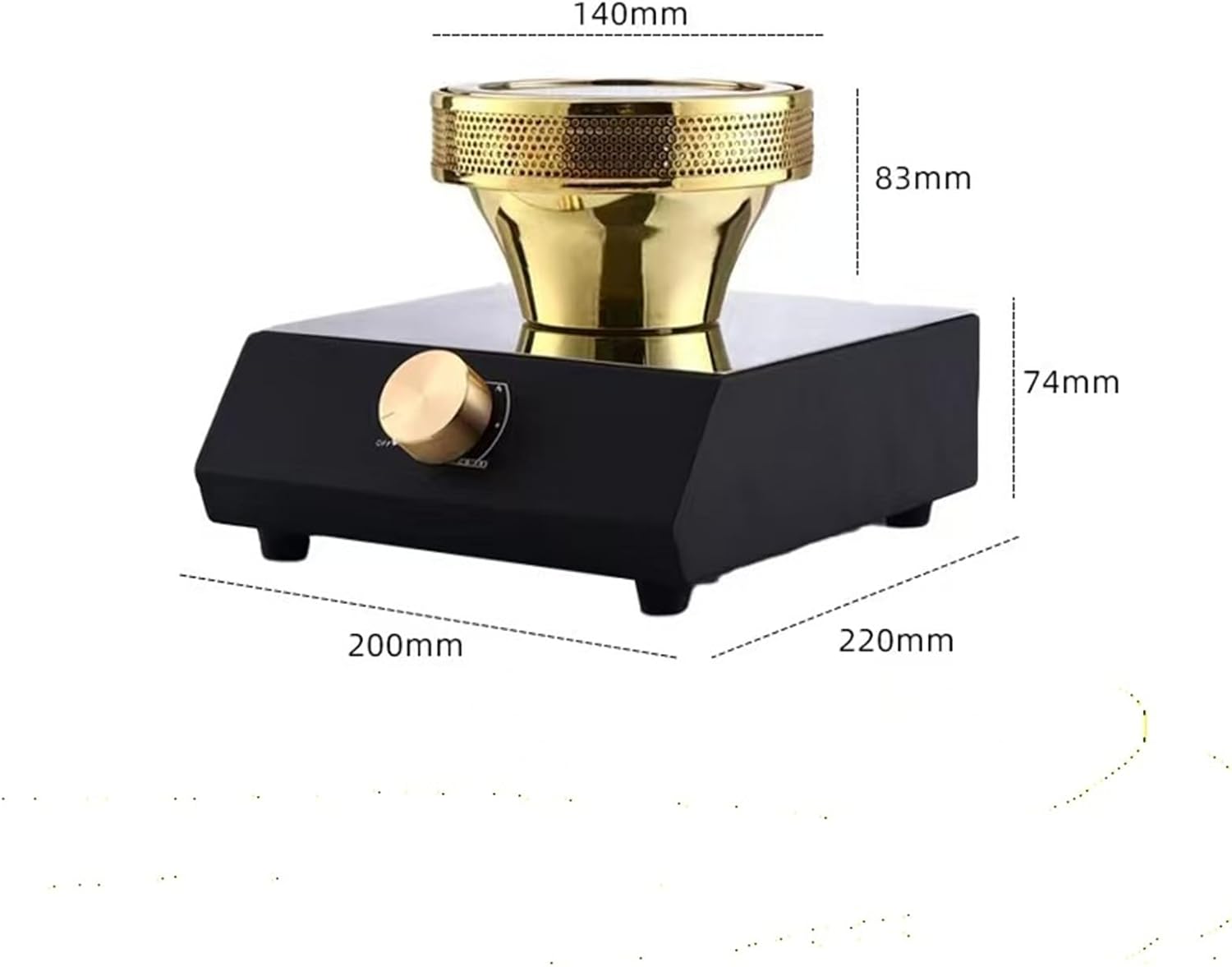 Halogen Beam Heater, Halogen Lamp Heating, for Syphon Coffee Maker, Temperature Adjustable, No Open Flame, No Smoke, for Coffee Shops