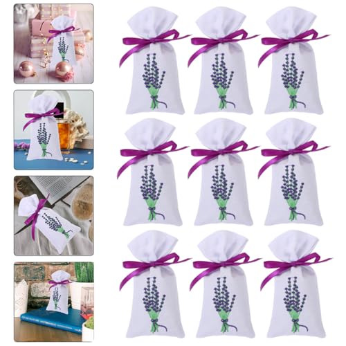Ipetboom 9pcs Bolsas de Sachet Lavanda Portátiles miniatura 7