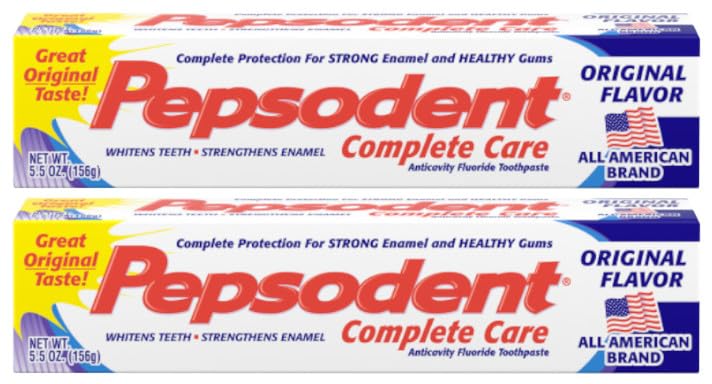 Pepsodent Complete Care Anticavity Toothpaste - 6 oz - 2 pk