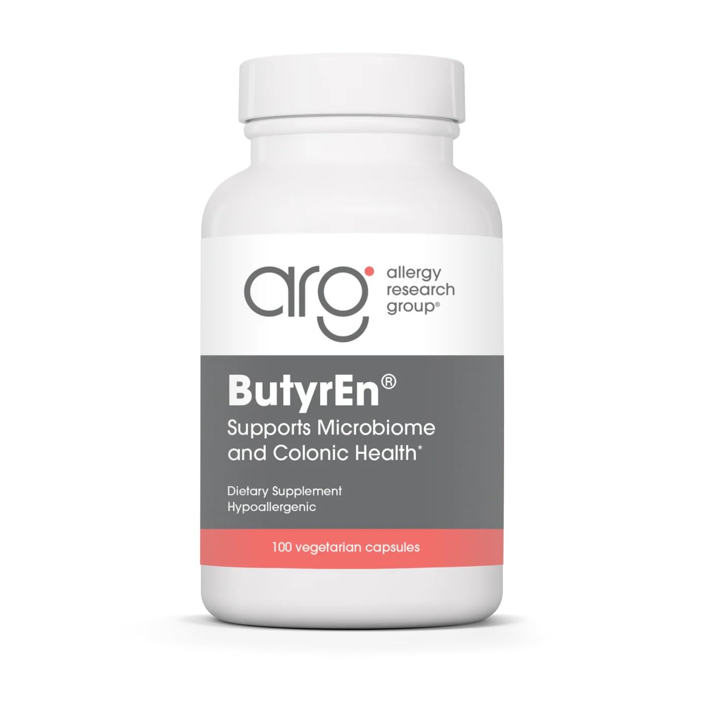 ARG ButyrEn Colon Lining Nutrition 200 mg, 100 Capsules