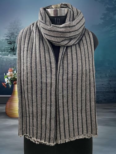 Indian Handicraft Woven Pashmina Scarf, Wraps Handwoven in Kashmir Pahmina Patterned Shawl3