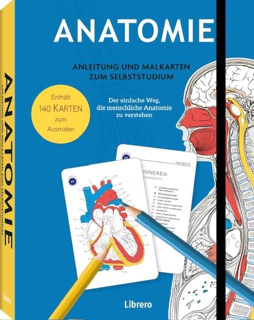 Anatomie – Anleitung und Malkarten zum Selbststudium: Anatomie – Anleitung und Malkarten zum Selbststudium. Der einfache Weg, die menschliche Anatomie ... mit anatomischen Bildern und Begriffen