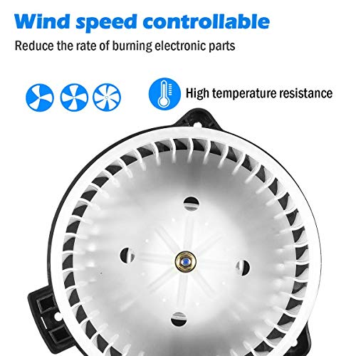 AUTEX HVAC Blower Motor Assembly Blower Motor Air Conditioner with Fan Cage 700057 3010097 8710302070