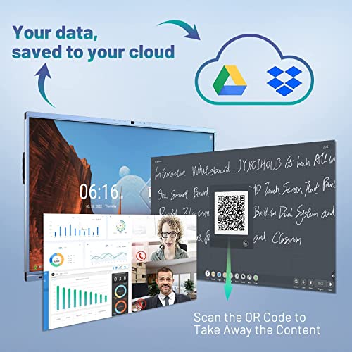 JYXOIHUB 65" Smart Board – Interaktiv 4K Whiteboard med Kamera