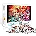 WJHXYD Puzzle de Madera Stranger Things Color Puzzle 500 Piezas Juguetes de Entretenimiento Regalo para la decoración de la Pared del hogar 52x38cm