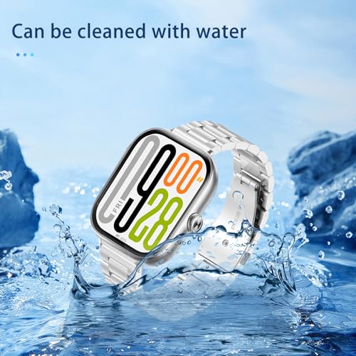 Correa metálica de acero inoxidable para Xiaomi Redmi Watch 5 miniatura 4