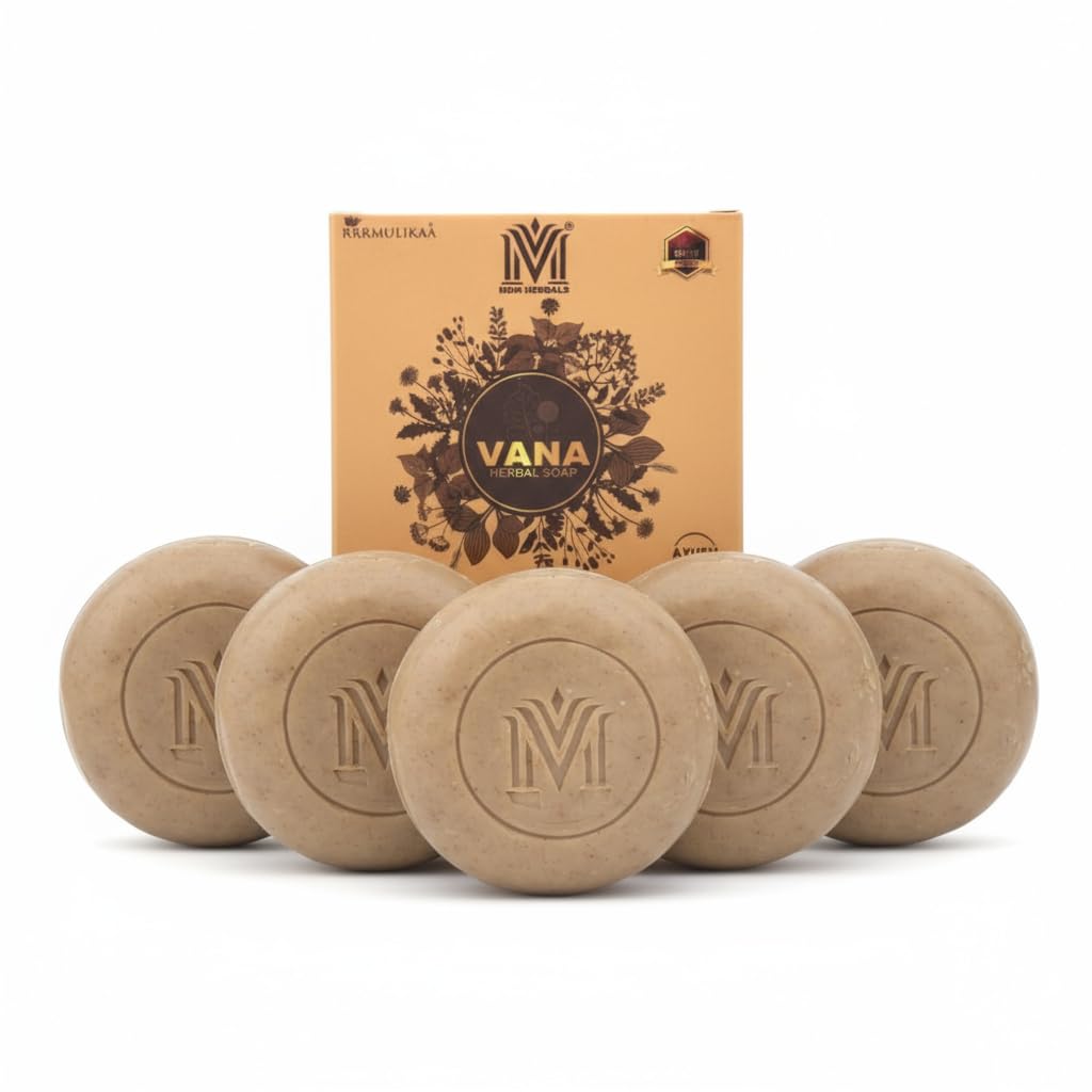 MDM HERBAL PRODUCTS | Herbal VANA Soap 100g | Super Saver Pack of 5 (500g) | Helps To Battle The Symptoms Of Skin Ageing | Such As Wrinkles Fine Lines Blemishes And Dark Spots Improves Skin-image-48