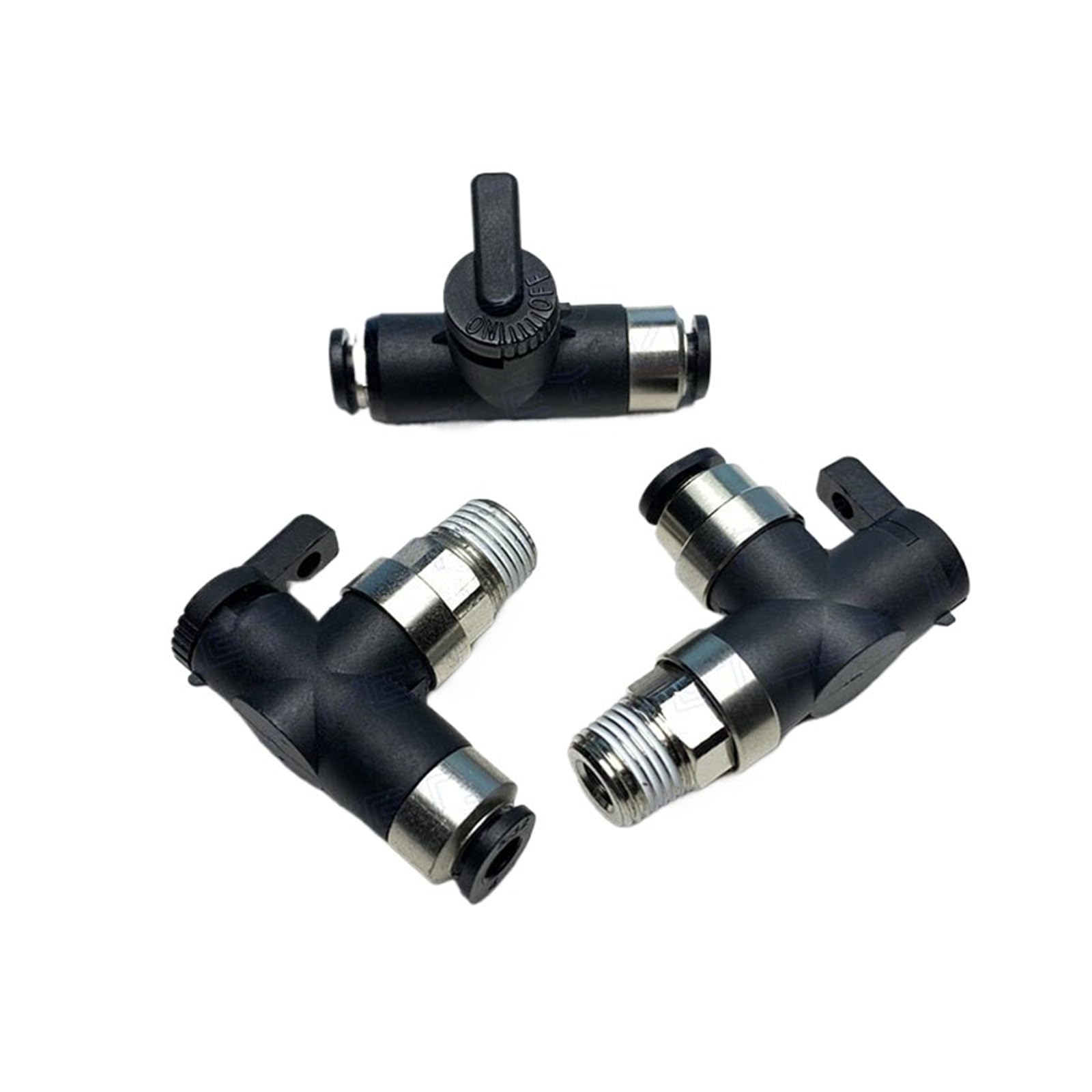 Mini vanne à bille BVLC4-01 compacte quart de tour pour filetage M5 01