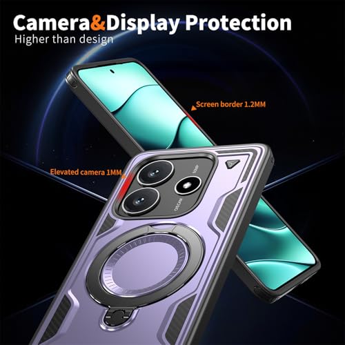 Coque Xiaomi Redmi Note 14 5G MagSafe et support TPU PC antichoc - 5
