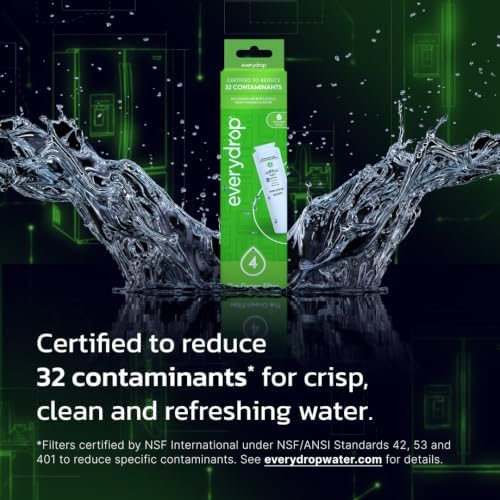 everydrop® by Whirlpool Ice and Water Refrigerator Filter 4, EDR4RXD1, Single-Pack - 1