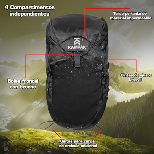 Mochilas, Outdoors mochila campismo Marca KAMPAK (3)