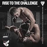 RDX MMA Handschuhe für Kampfsport, Maya Hide Leder Trainingshandschuhe Sparring Profi Grappling Gloves, Punchinghandschuh für Kickboxen, Boxsack, Sandsack, Freefight, Muay Thai (MEHRWEG) - 6