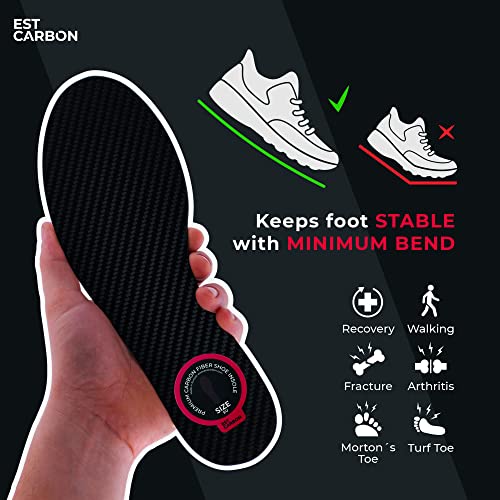 Plantilla de fibra de carbono para hombre y mujer 9.5-10.5 miniatura 5