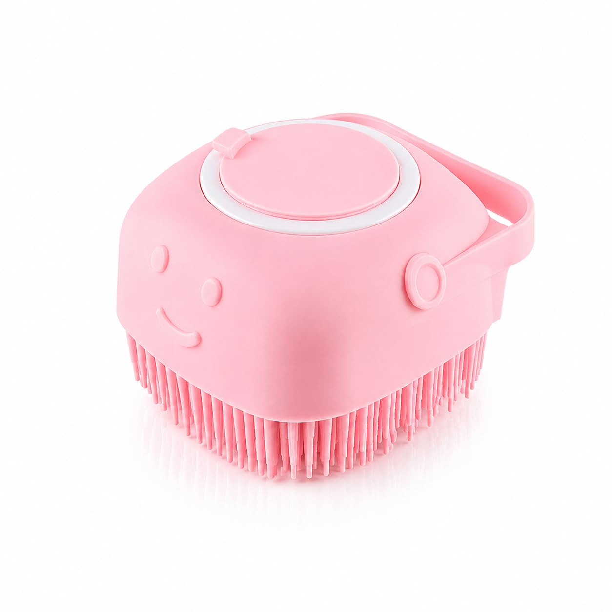 ELQIRA® Silicone Brush with Soap Dispenser, Mud & Dirt Remover with Soft Silicone Bristle, Non-Toxic Hygienic Shower Scrubber, Quick Dry, Gentle for Sensitive Skin, Babies, Kids, Adults & Pets-image-9