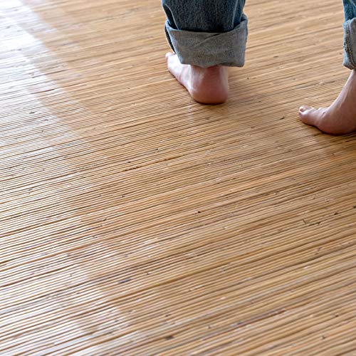Amazon | 籐むしろ ラタンカーペット ラグ 約140×200cm 涼しい 夏