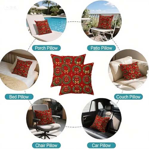 Housse coussin 70x70 double face imperméable avec zip invisible - 7
