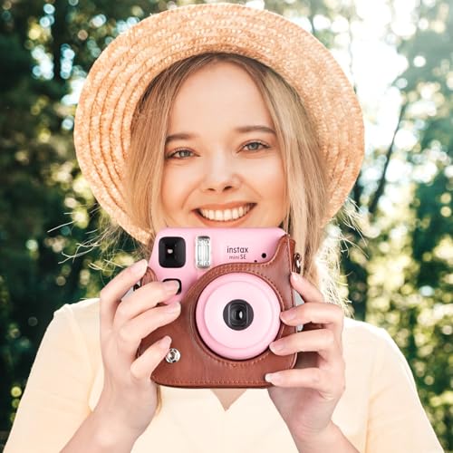 Funda para cámara Fuji Mini SE/7 Plus en cuero sintético miniatura 5